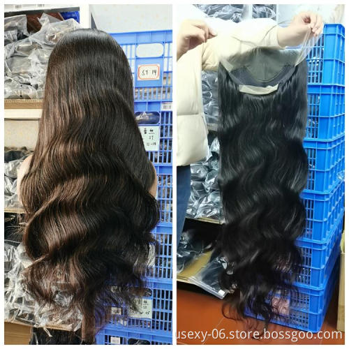 100% natural virgin human hair wigs for black women body wave 13x4 transparent T part lace front wigs human hair braizilian wigs